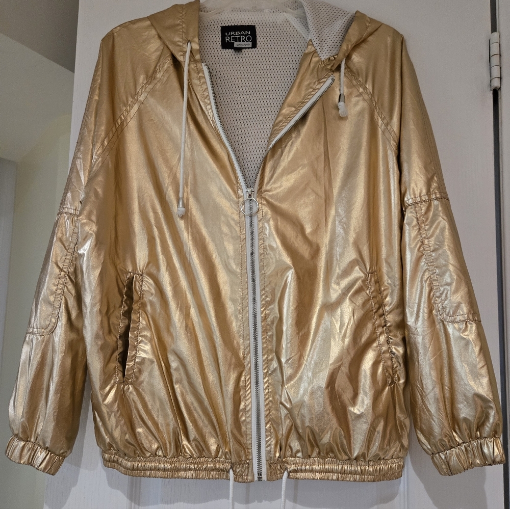 URBAN RETRO Metallic Jacket